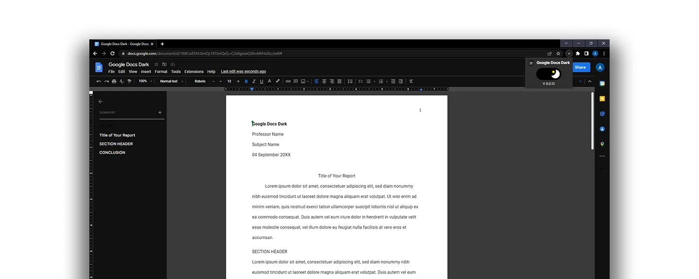 Docs Dark 2.0 media 1