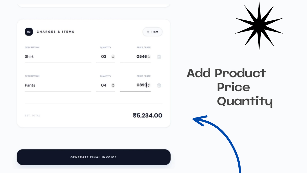 EsyInvoice - Screenshot 2 showing product features and functionality