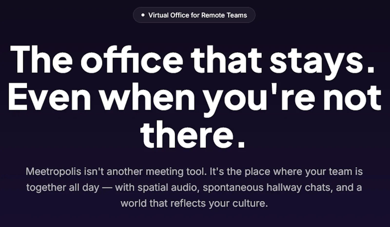Meetropolis - Virtual Office screenshot 5