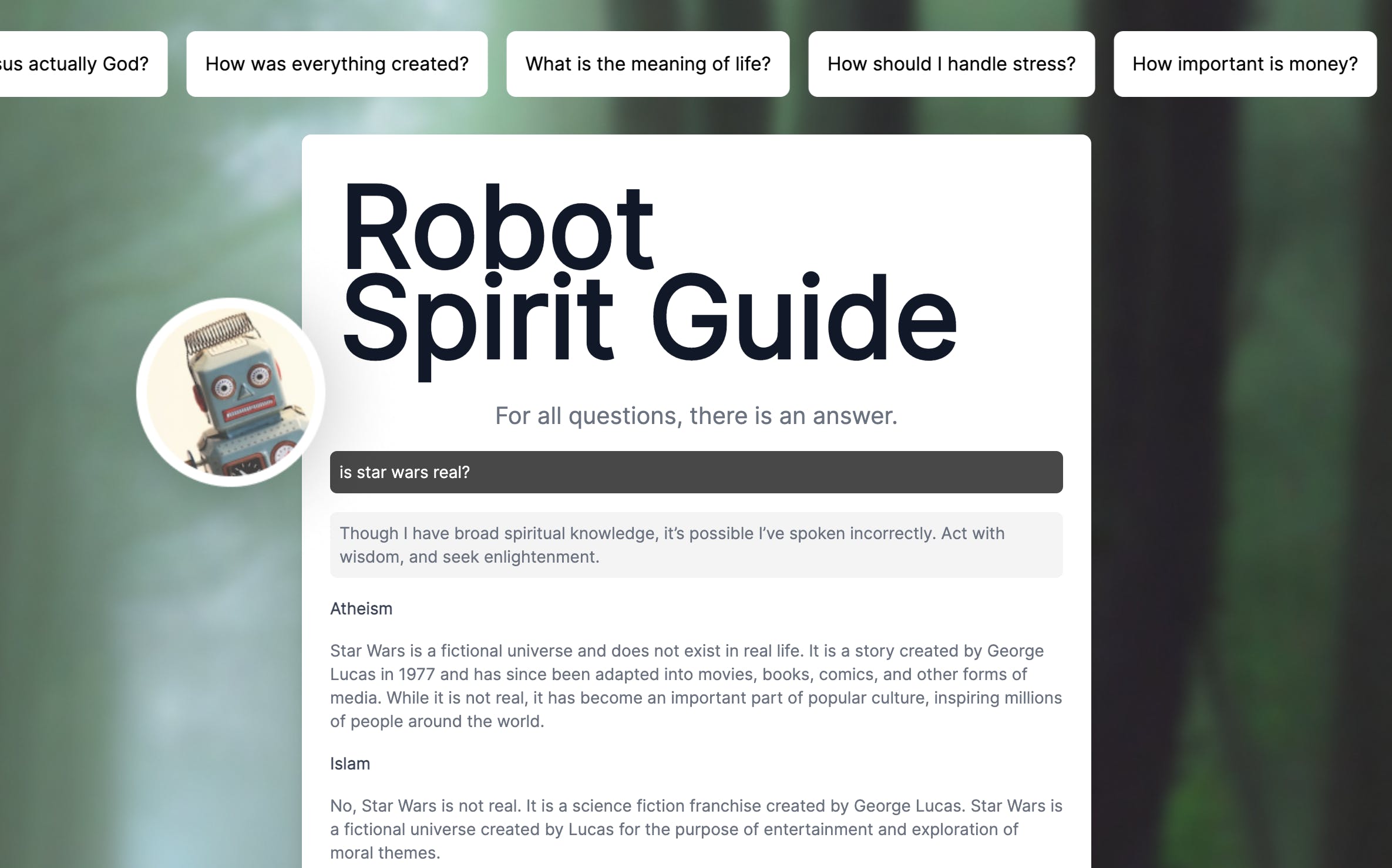 Robot Spirit Guide media 1