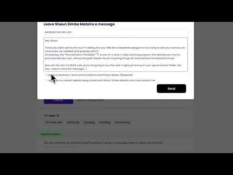 LinkedIn but people pay to DM you! gallery image