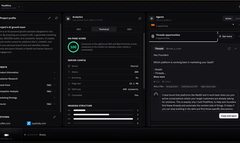 PostMine screenshot 3