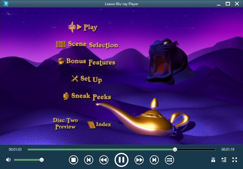 Leawo Free Blu-ray Player - Free media player to play 4K Blu-ray/Blu-ray/DVD/video/audio media 4