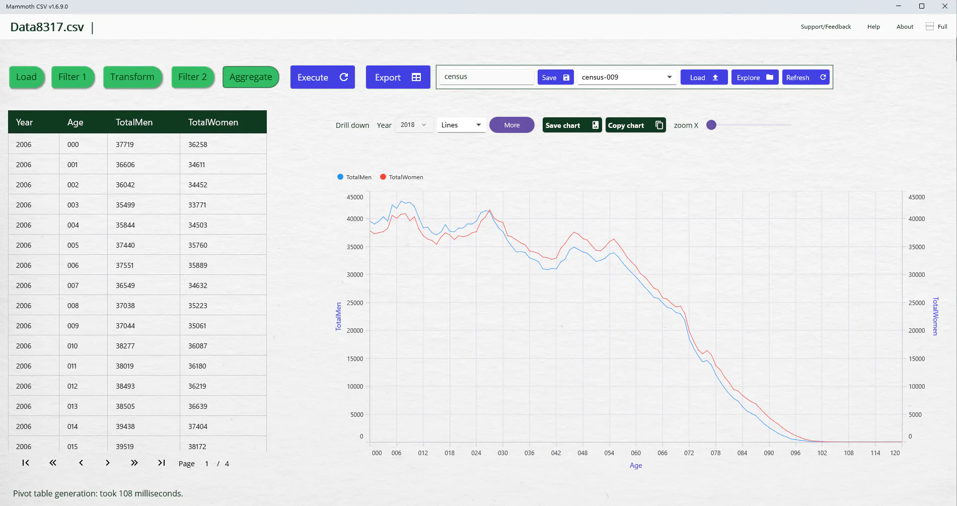 Mammoth CSV - spreadsheet for huge files gallery image
