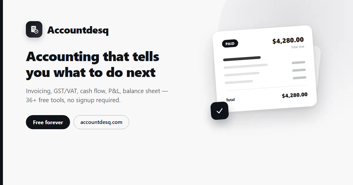 Accountdesq gallery image