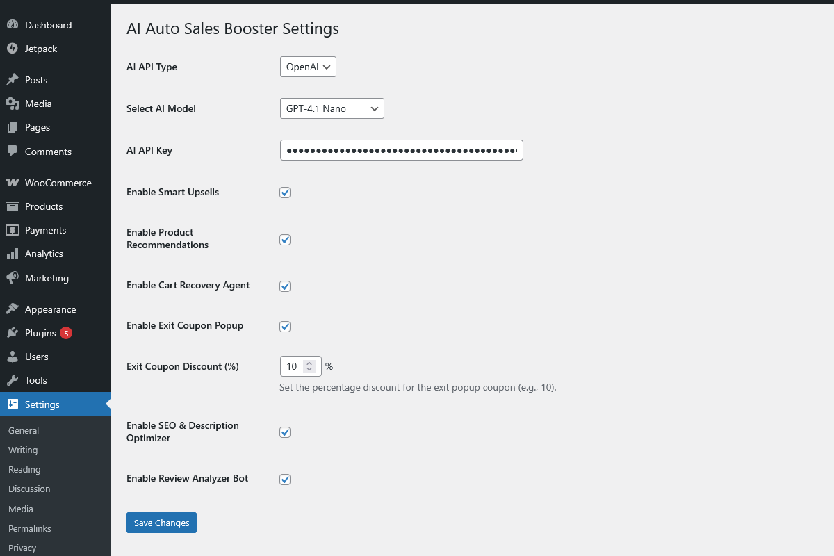 AI Auto Sales Booster - Boost WooCommerce Sales met AI Automation media 3