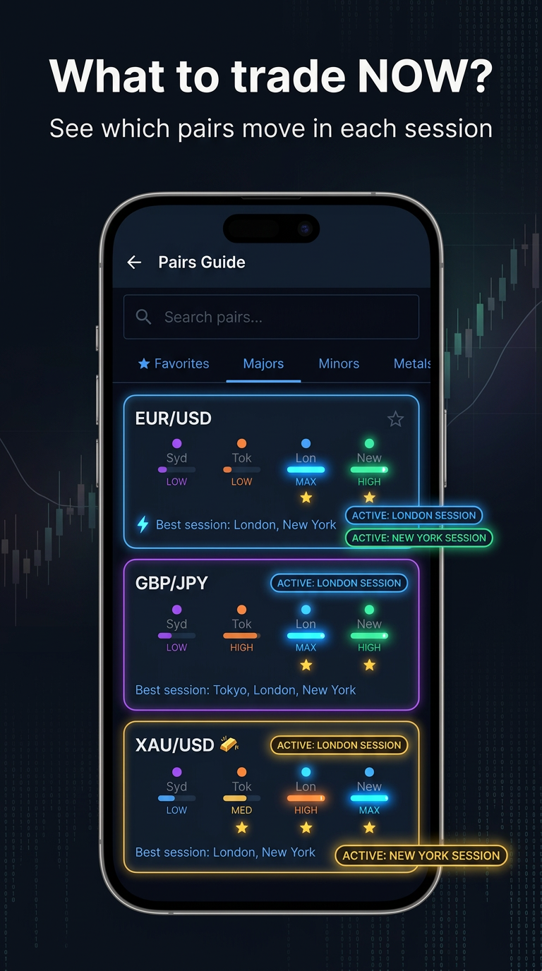 LiquidHours — FX Session Clock gallery image