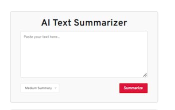 AI Text Summarizer gallery image