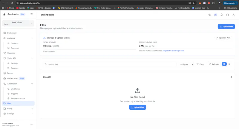 Sendmator screenshot 7