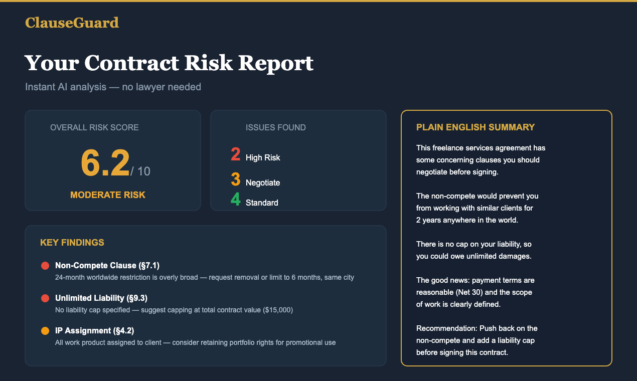 ClauseGuard gallery image