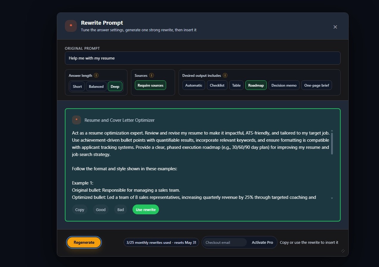 Prompt Rewriter gallery image