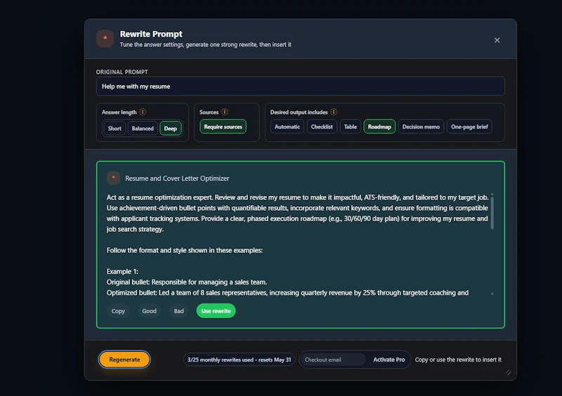 Prompt Rewriter screenshot 6