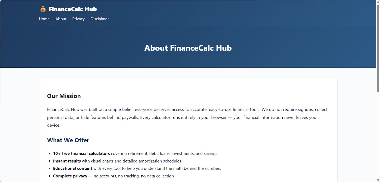 FinanceCalc Hub screenshot 7