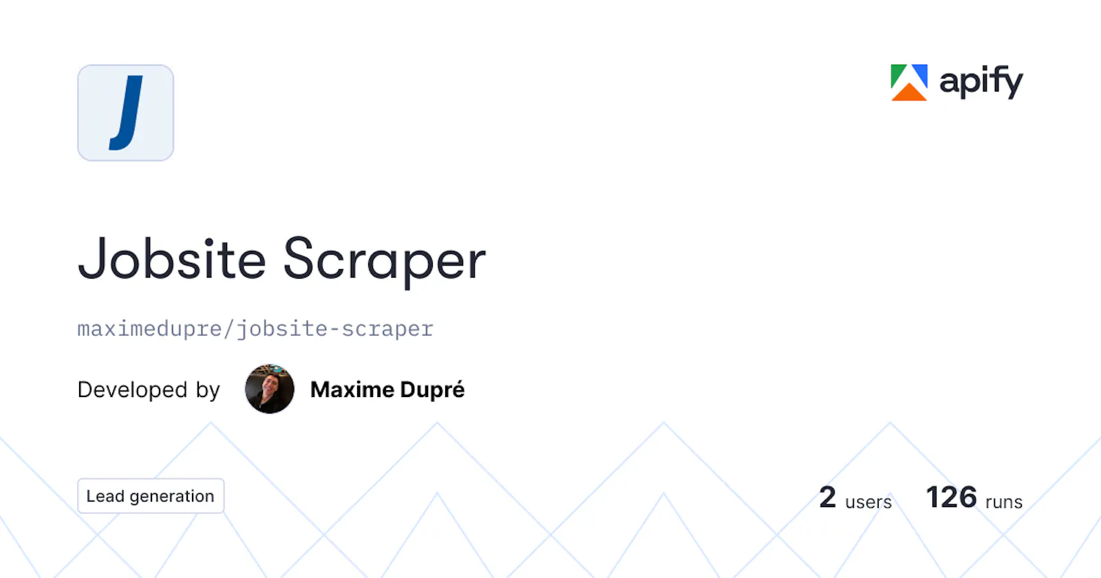 Jobsite Scraper screenshot 1