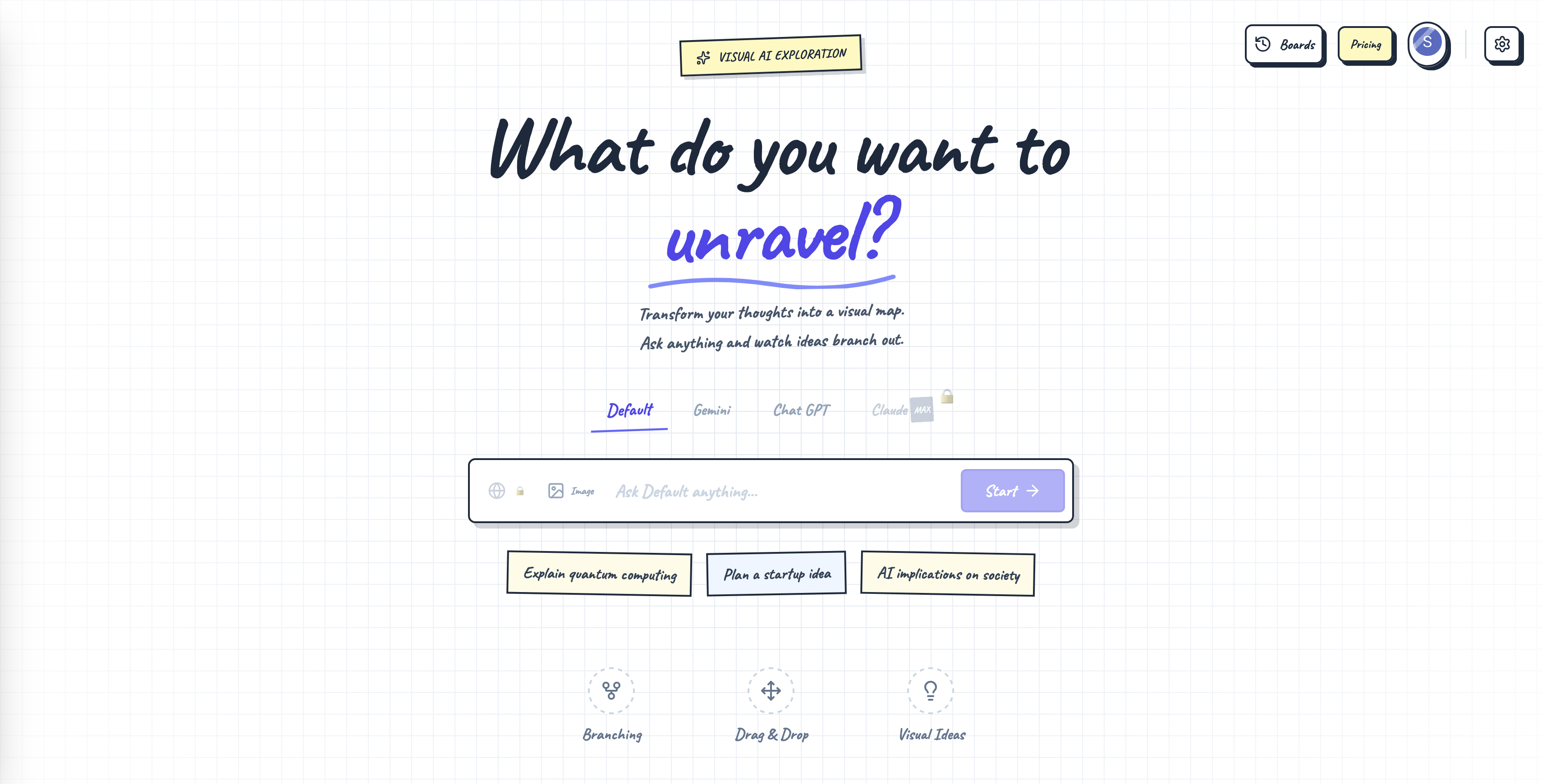 Unravel AI - Main product screenshot demonstrating key features and user interface