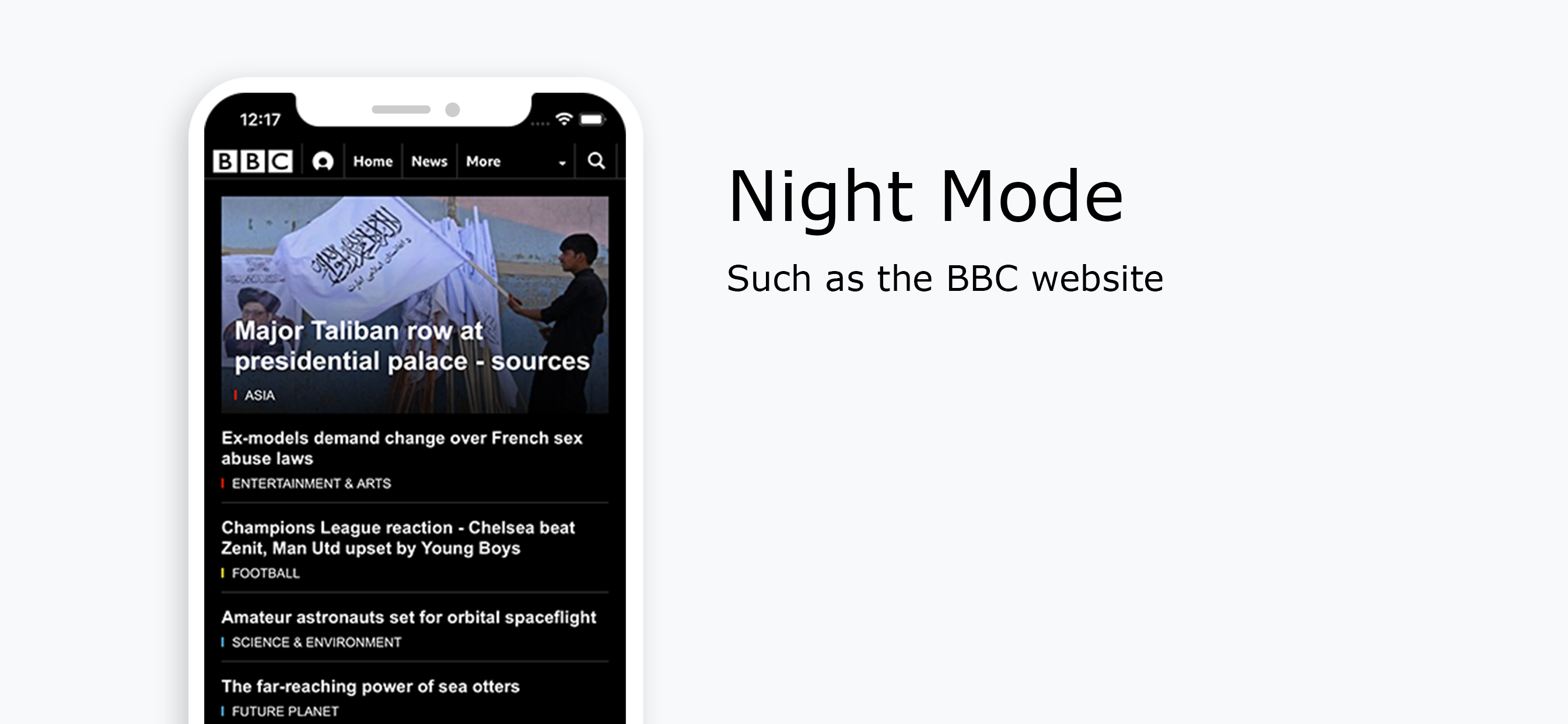 Turn Off the Lights for Safari - iOS gallery image