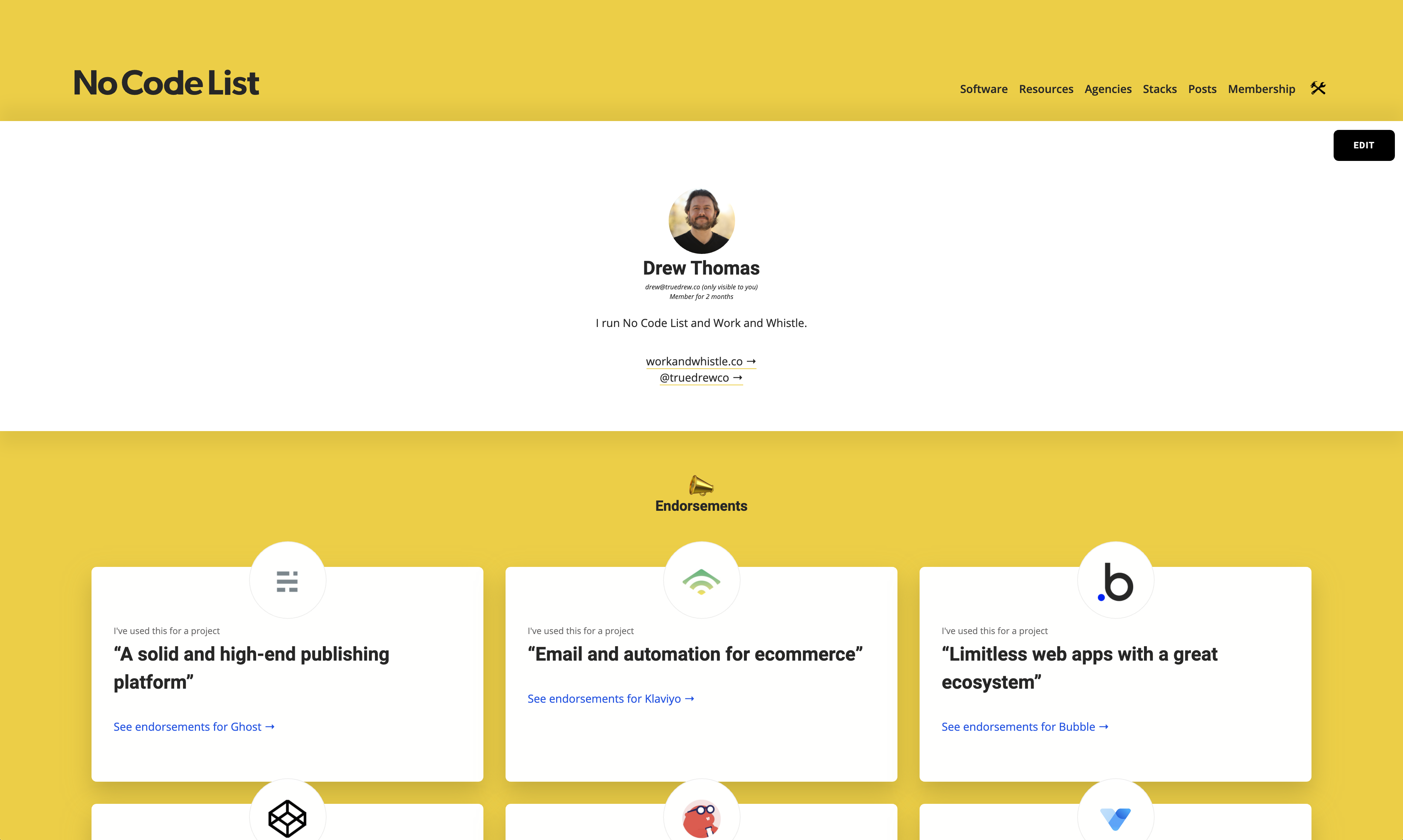 No Code List gallery image