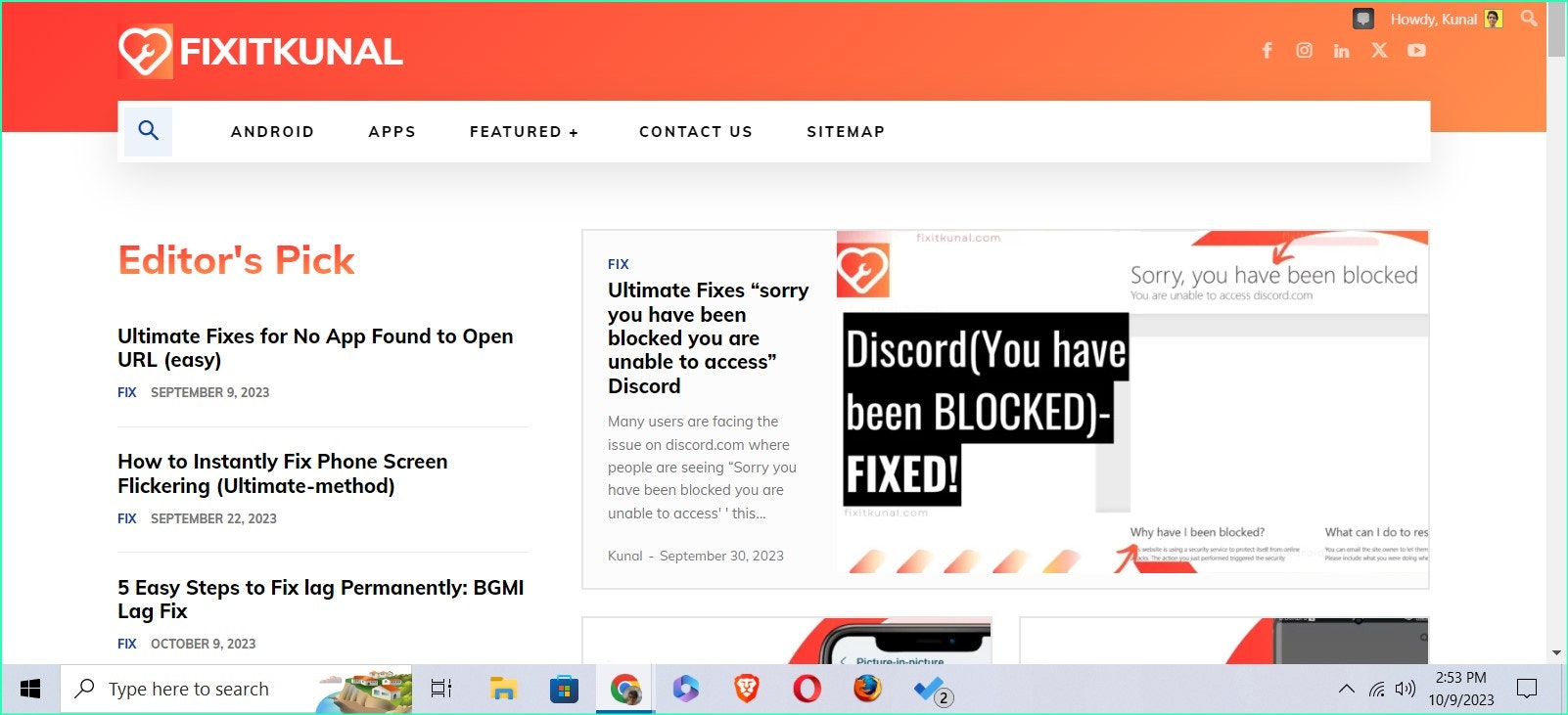 Fixitkunal media 2
