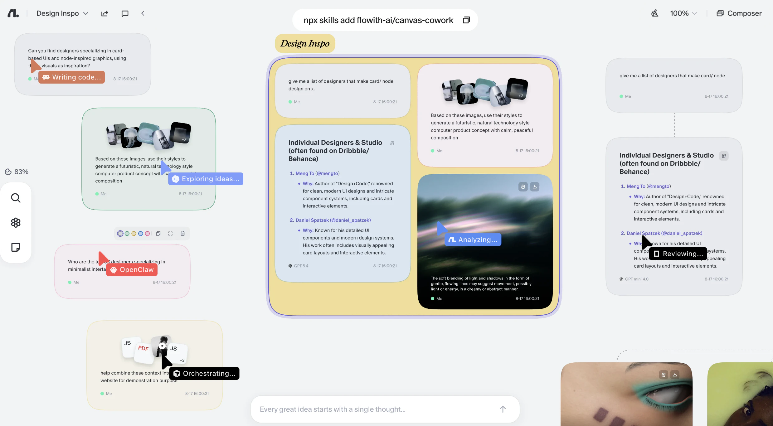 Flowith Canvas screenshot 2
