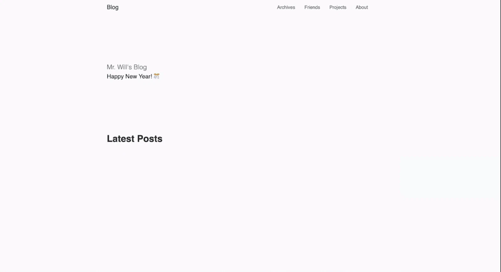 Hexo Theme Cupertino screenshot 1 (video preview)