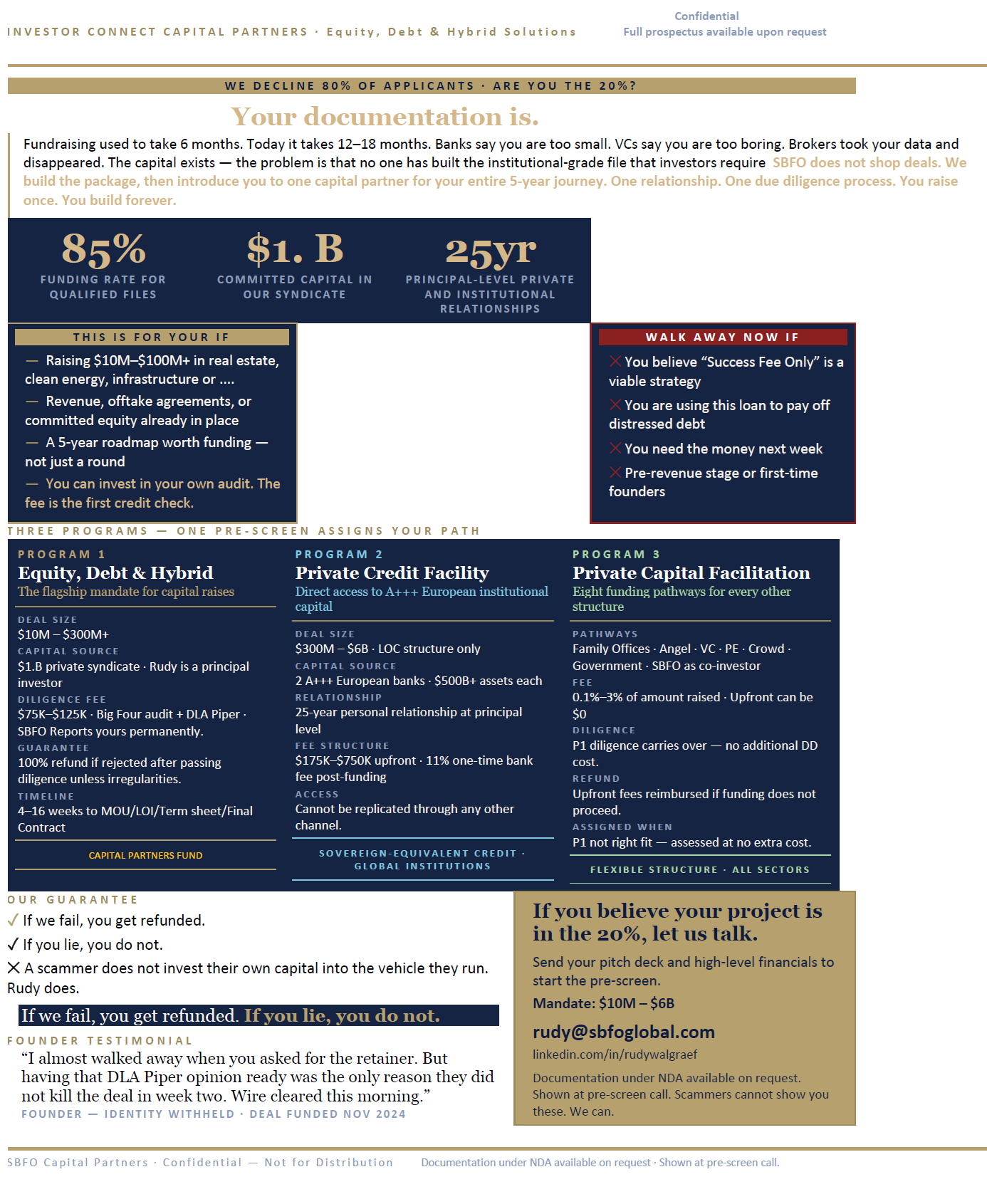 SBFO GLOBAL - Main product screenshot demonstrating key features and user interface
