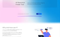 AI Resource Finder Tool media 1