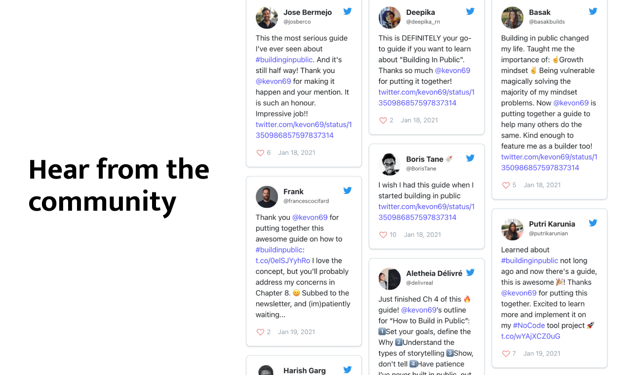 Building in Public Definite Guide gallery image