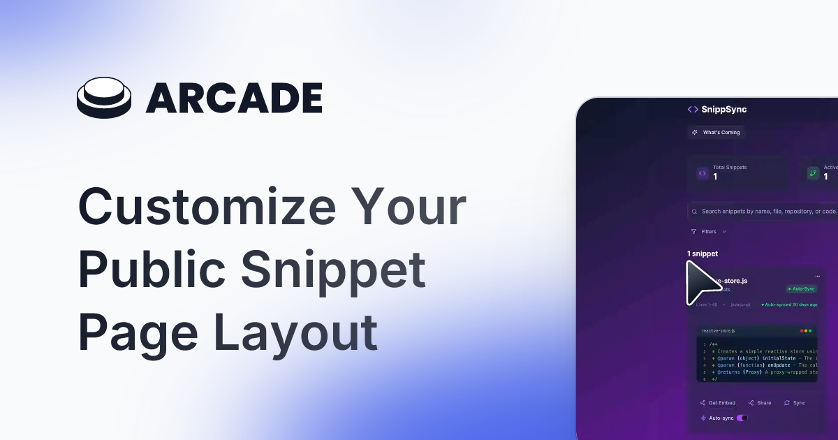 Snippsync - Mantieni i frammenti di codice senza sforzo in sintonia con GitHub media 10
