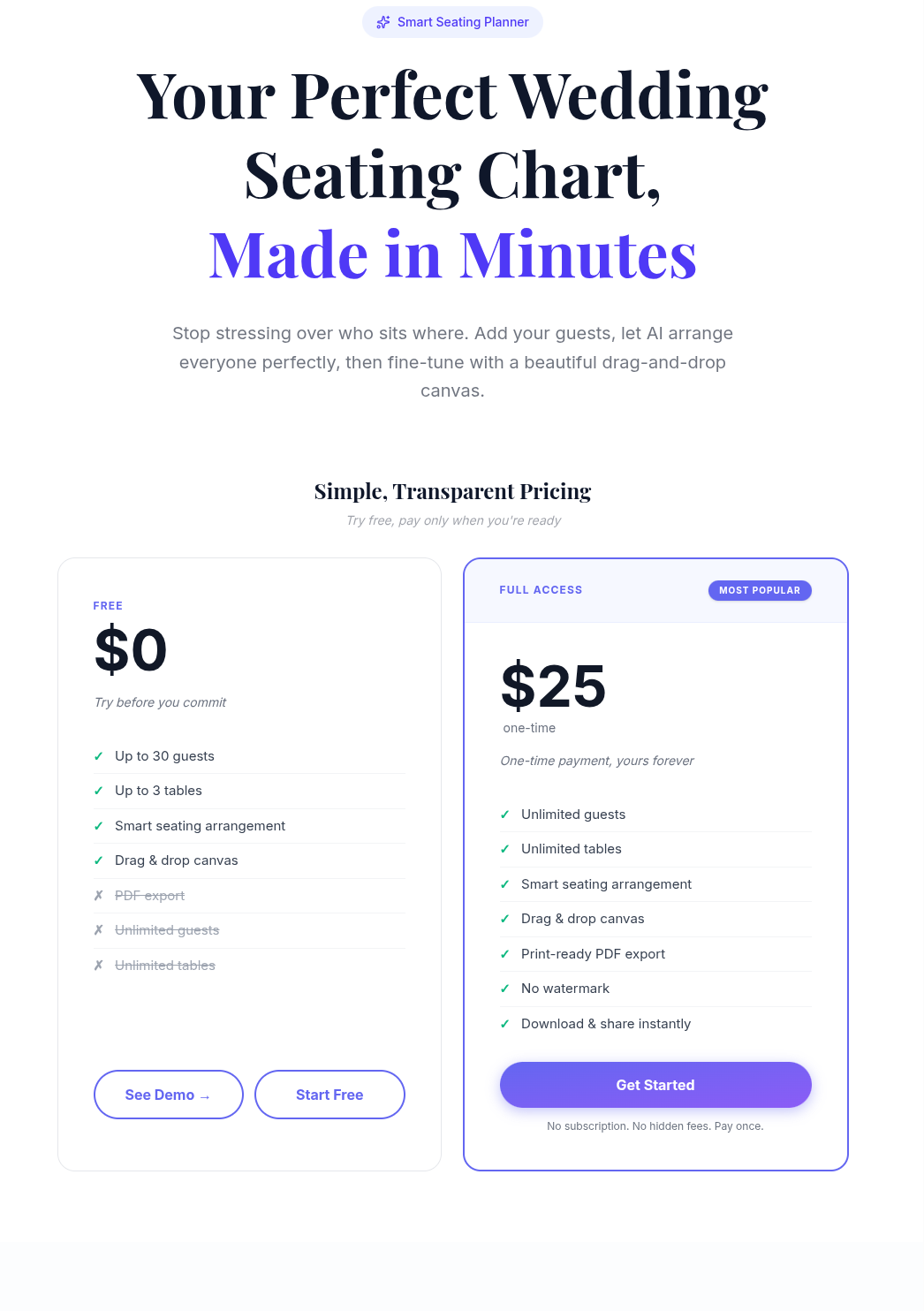Weddlio - Main product screenshot demonstrating key features and user interface