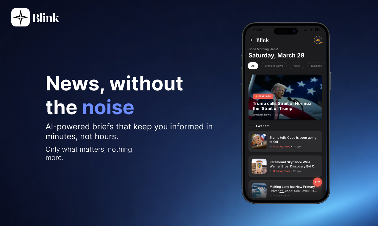 Blink - AI Powered News gallery image