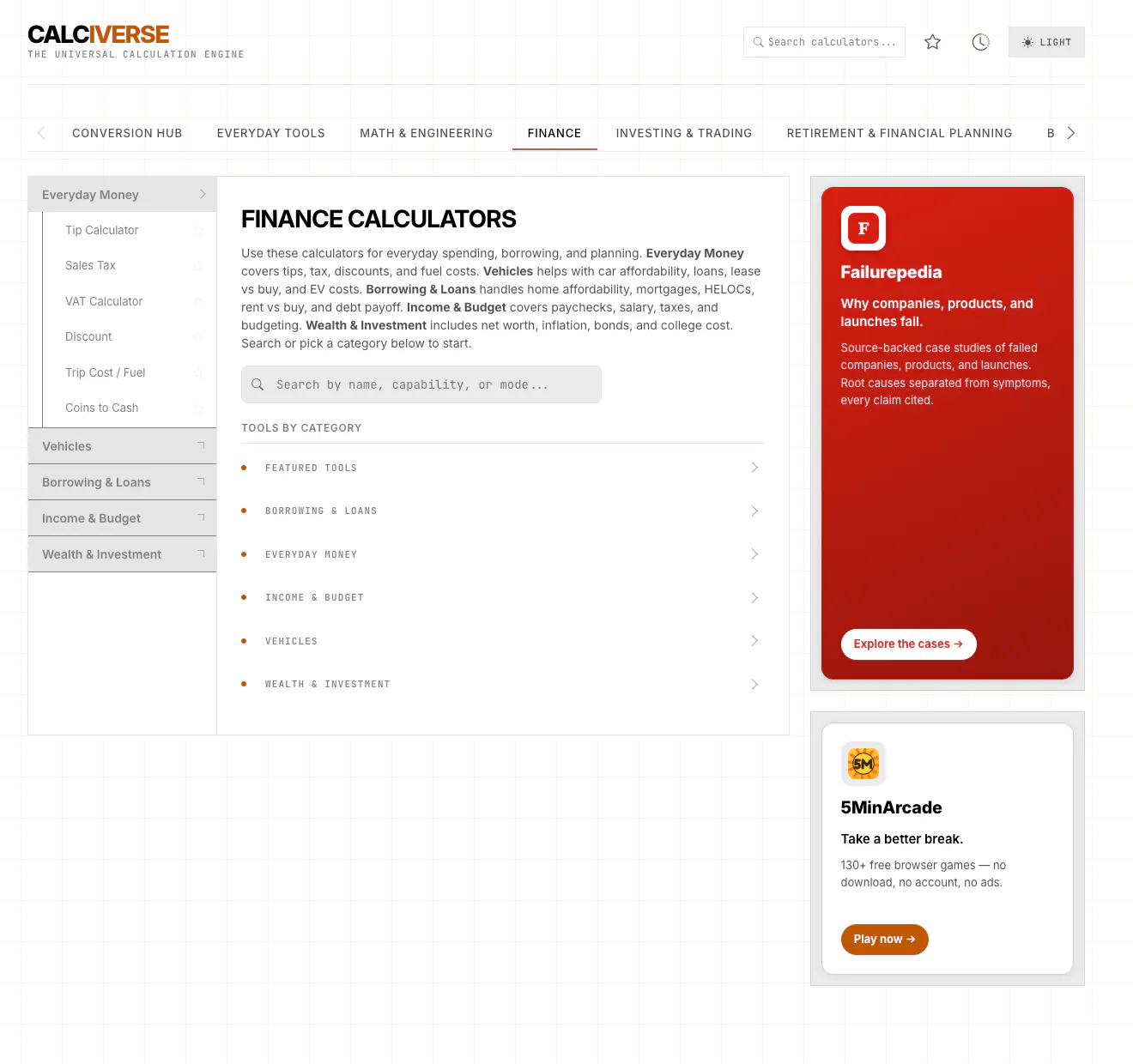 Calciverse: 700+ Calculators in One App gallery image