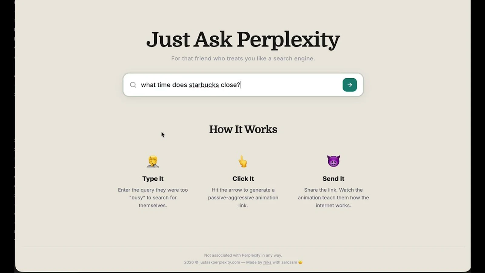 Just Ask Perplexity screenshot 1 (video preview)