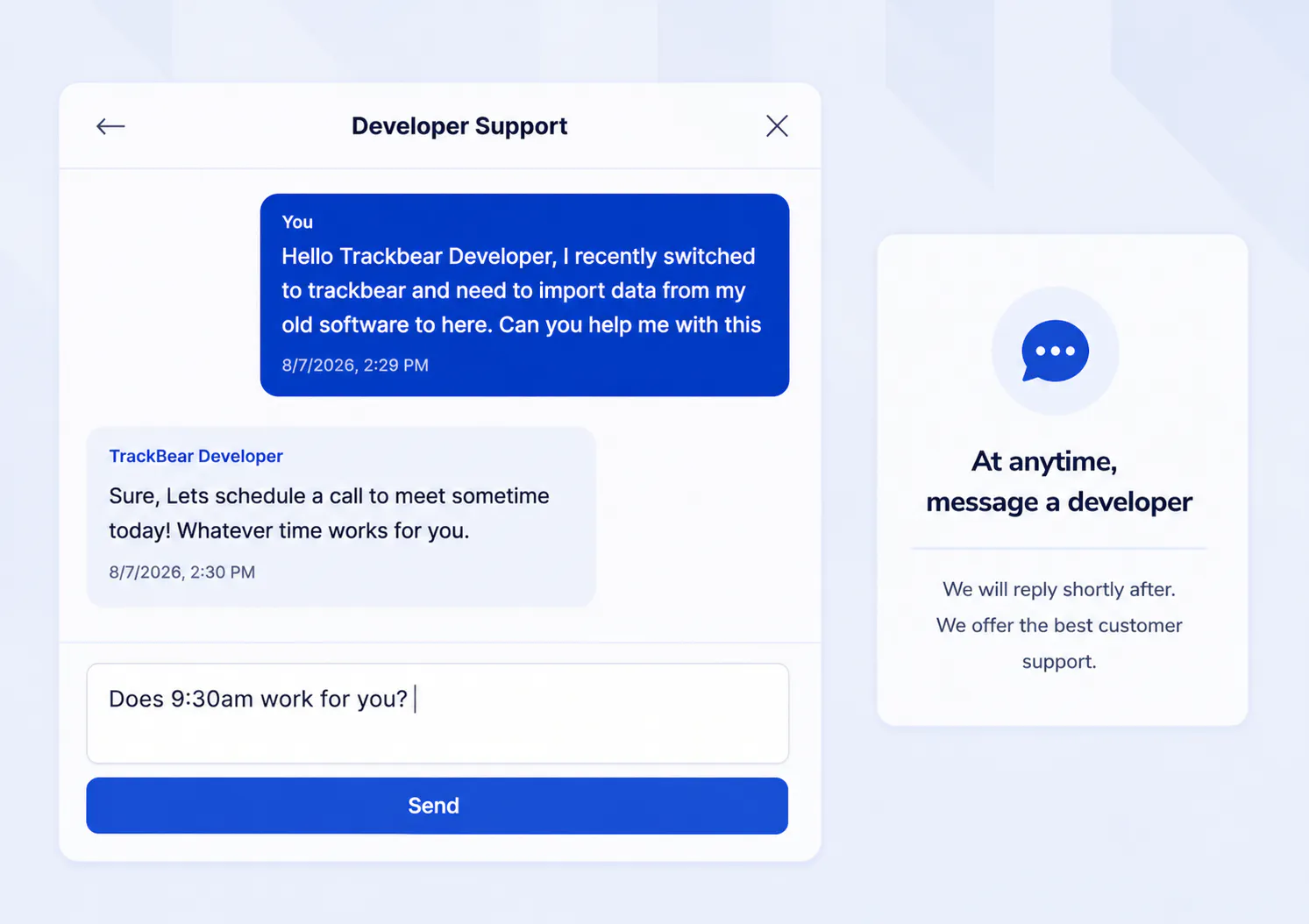 TrackBear screenshot