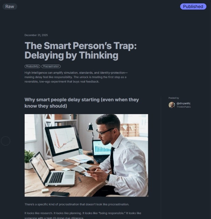thinkinpublic.app - Screenshot 4 showing product features and functionality