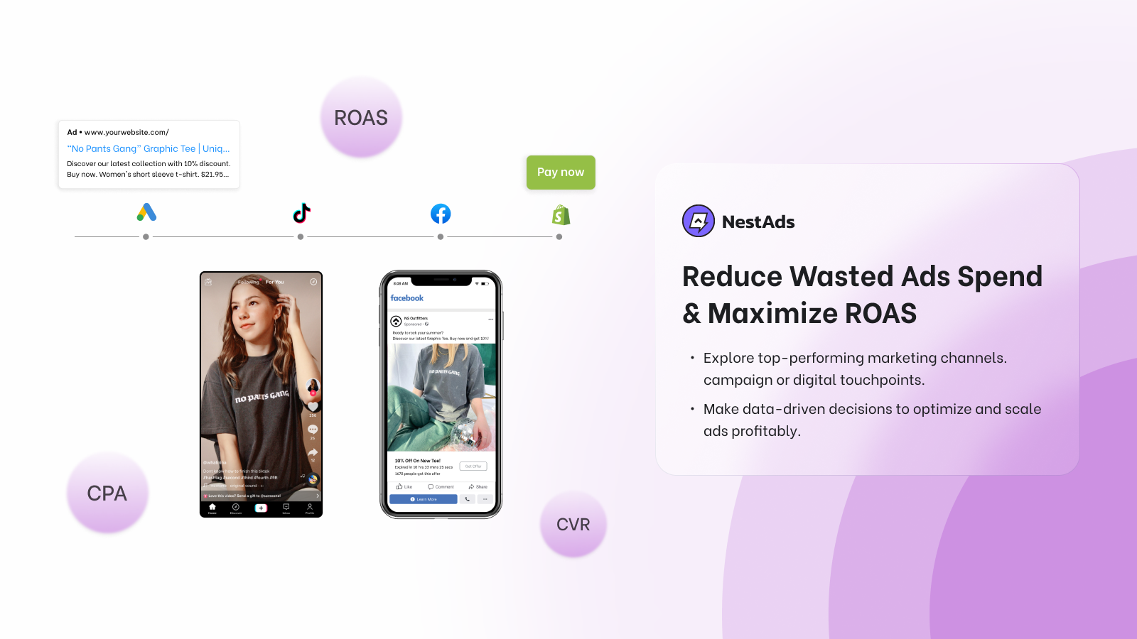 Nestads - Отслеживание рекламы и атрибуция рекламы - Отслеживание рекламы и маркетинг для магазинов Shopify медиа 5