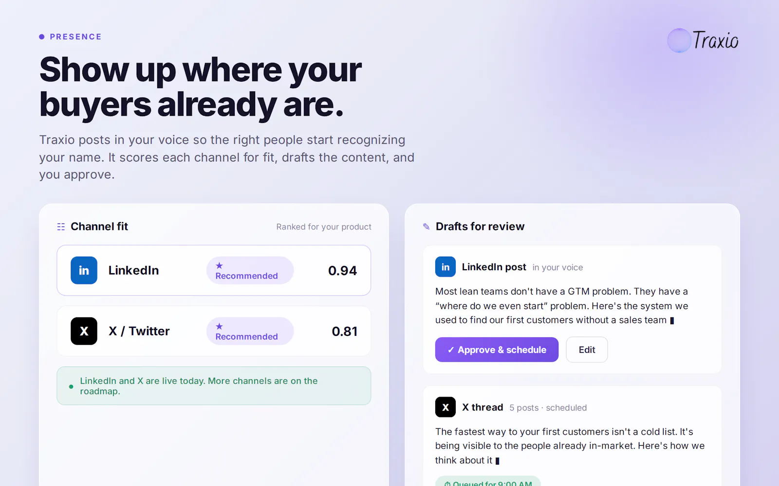 Traxio screenshot 2