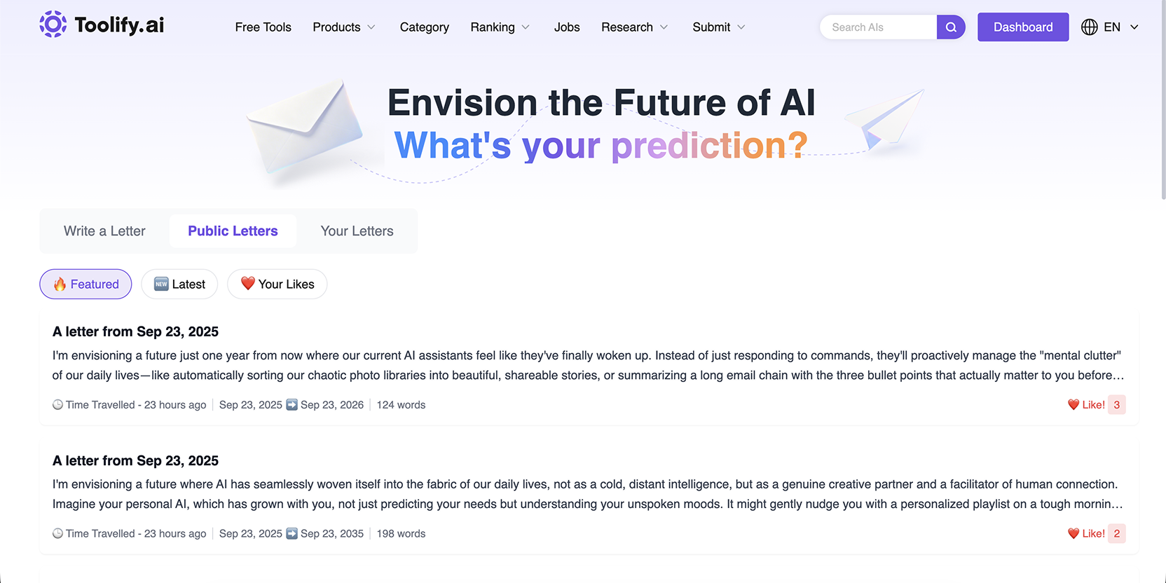 Média AI Future Lettres - Quelle est votre prédiction pour l'avenir de l'IA?Écrivez-le 3