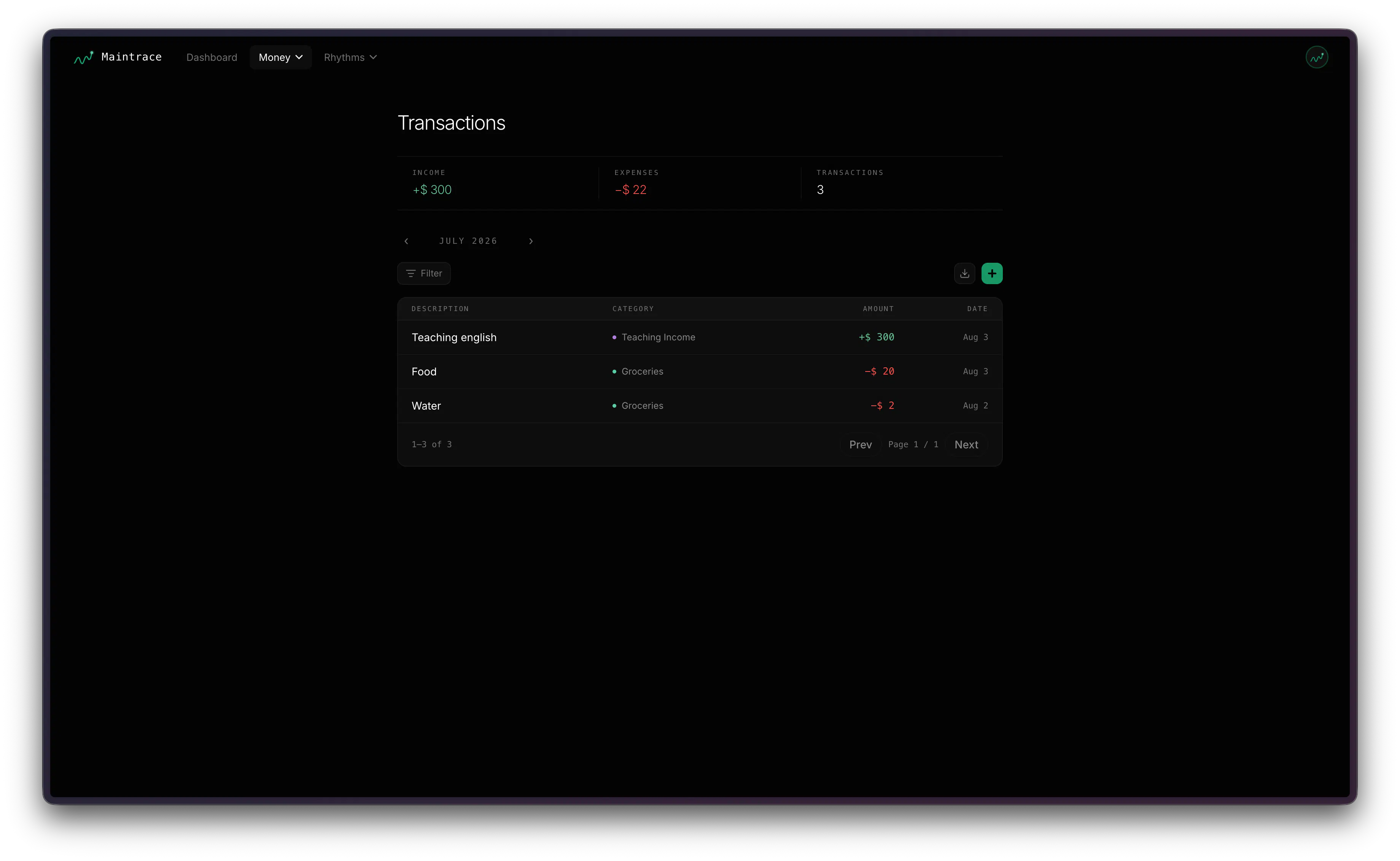 Maintrace gallery image