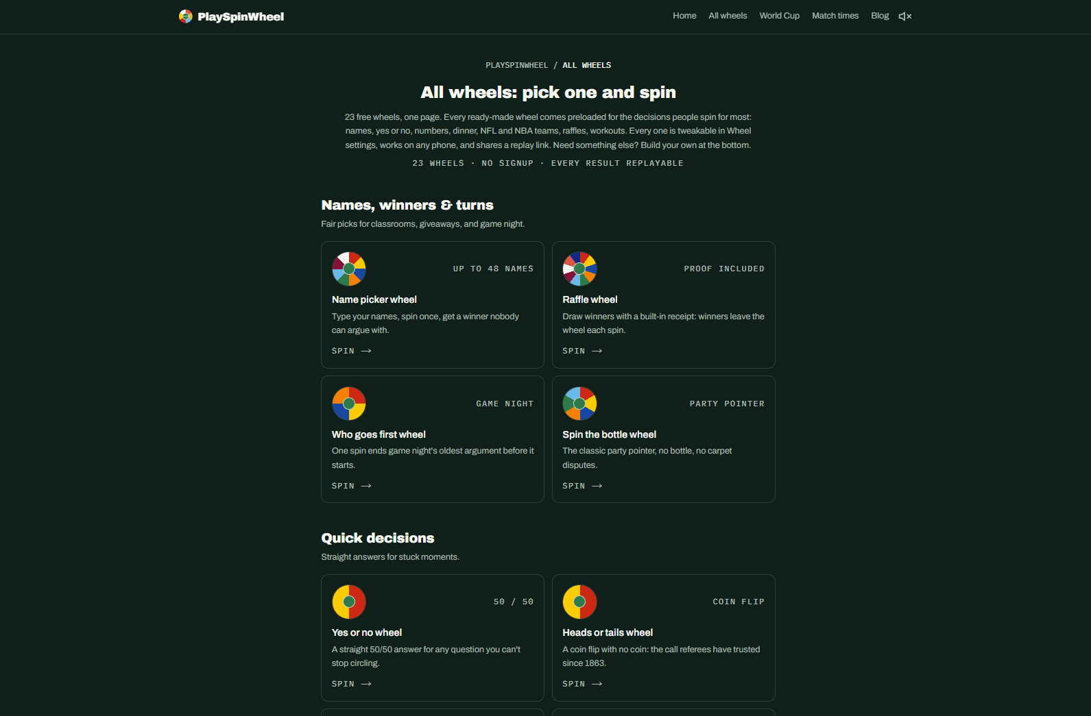 PlaySpinWheel gallery image