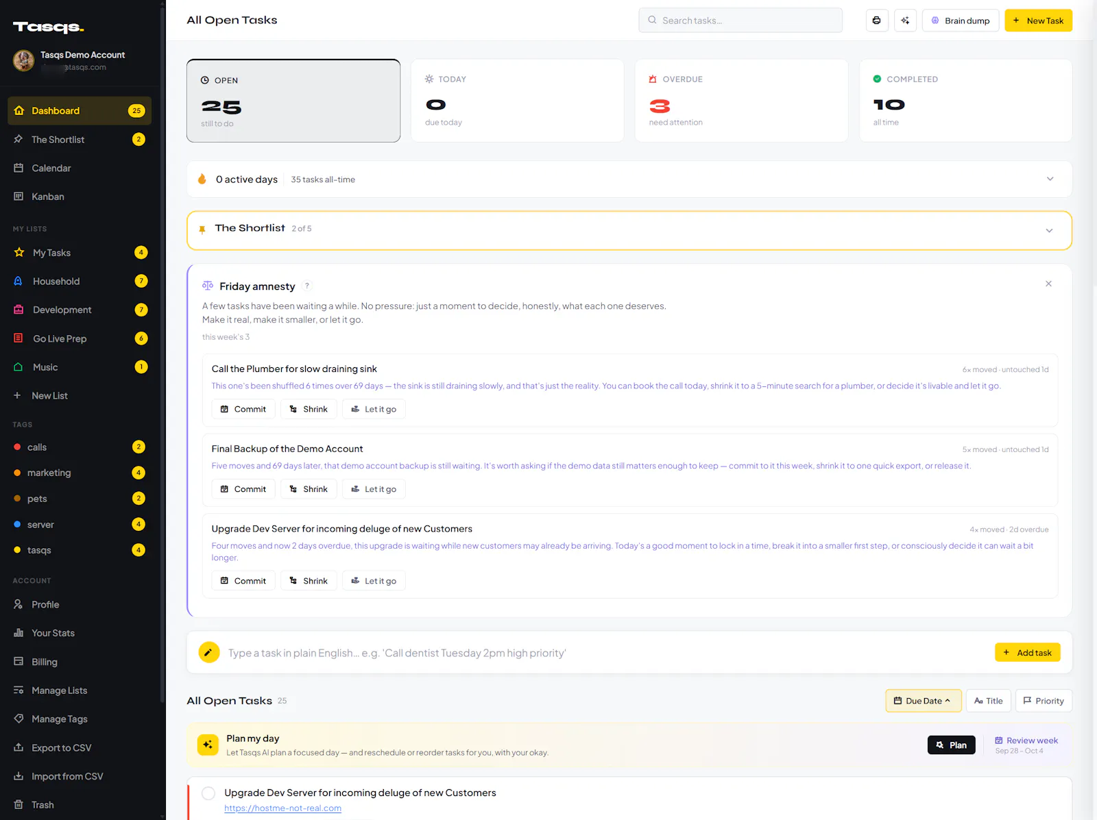 Tasqs screenshot 4