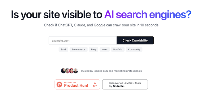AI Search Crawler Check产品图