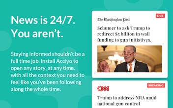 Acciyo News Timeline gallery image