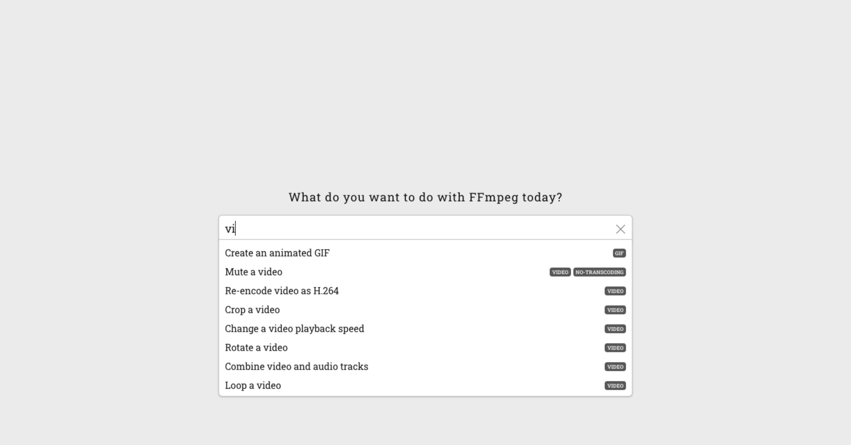 FFmpeg.app - अपने ब्राउज़र में FFMPEG का उपयोग करके वीडियो और ऑडियो को एनकोड करें। मीडिया 2