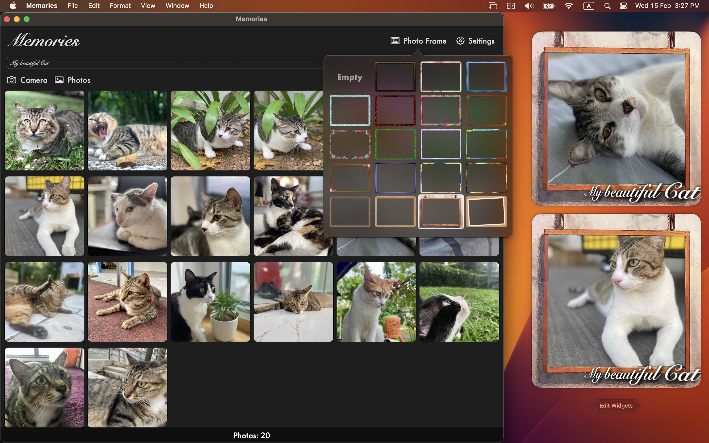 Memorie: widget fotografico media 6