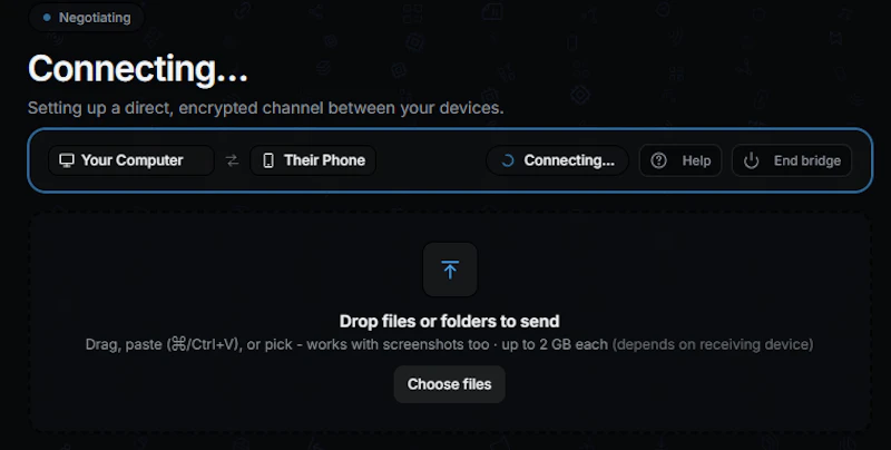 QuickBridge: AirDrop for Any Device screenshot 6