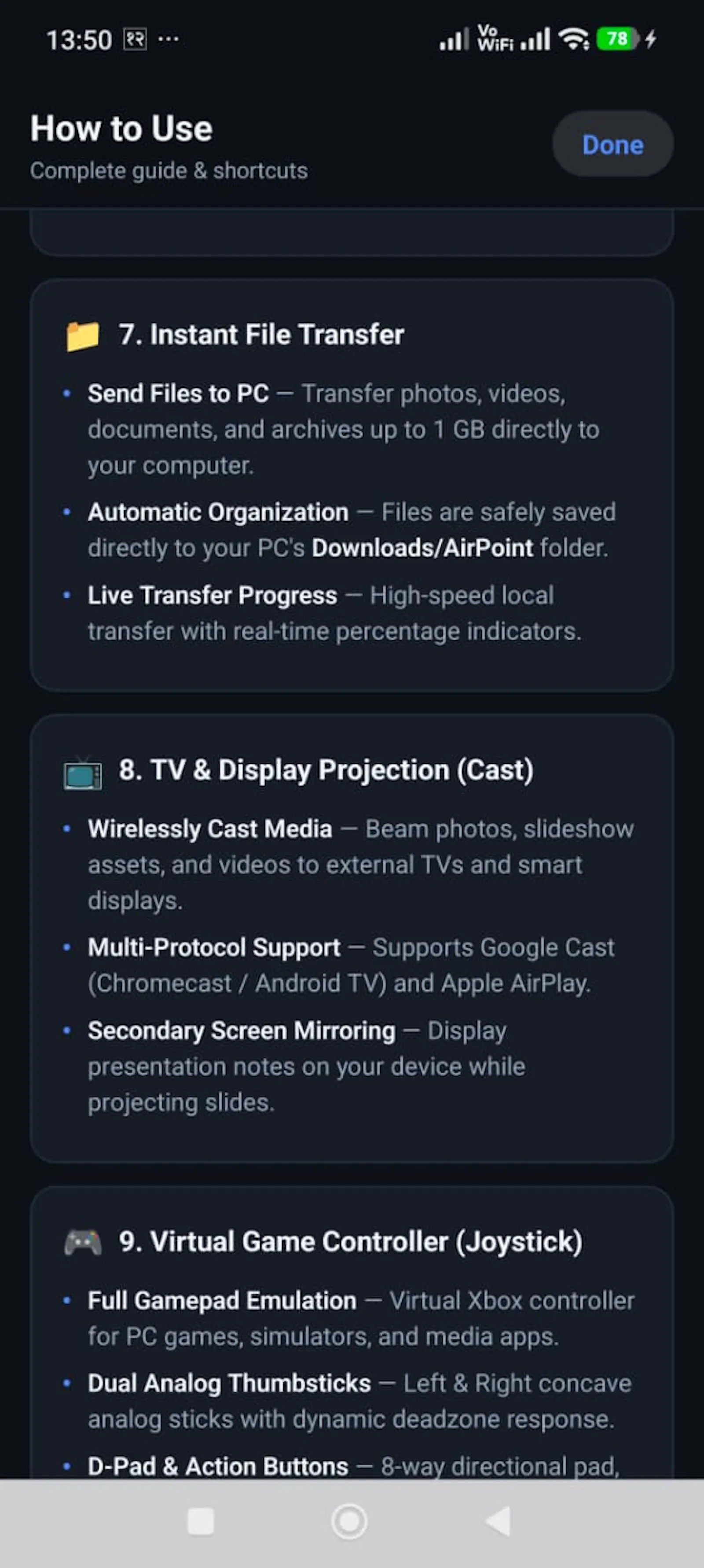 Airpoint: Presenter, Trackpad & manymore screenshot 28