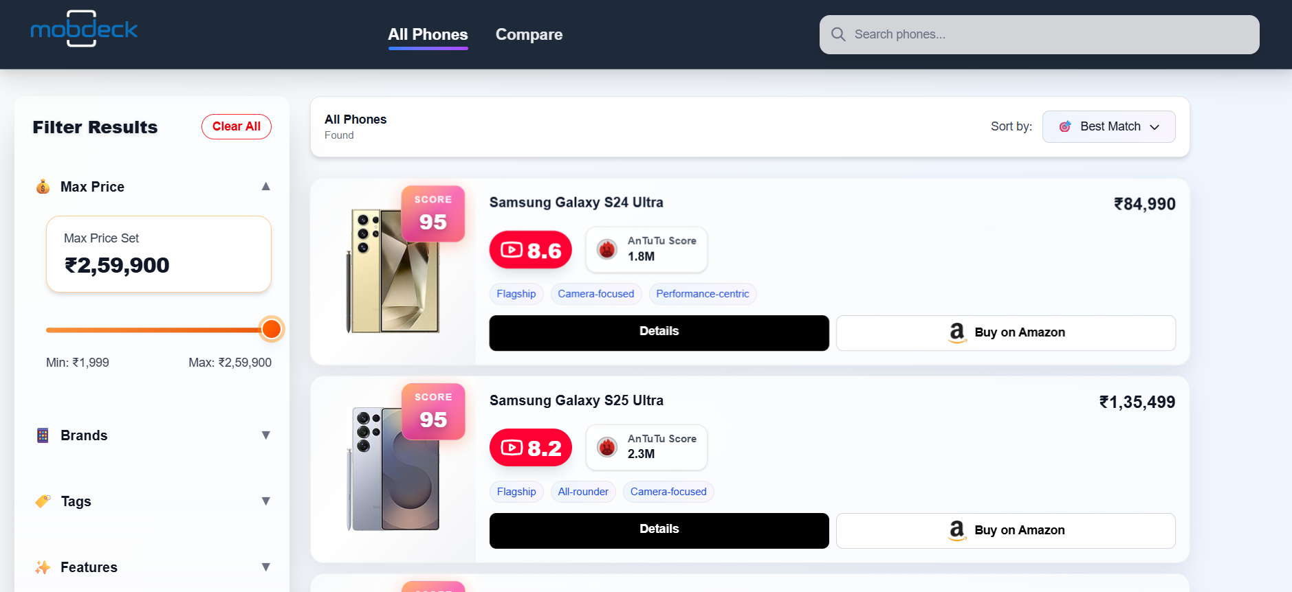MobDeck - Main product screenshot demonstrating key features and user interface