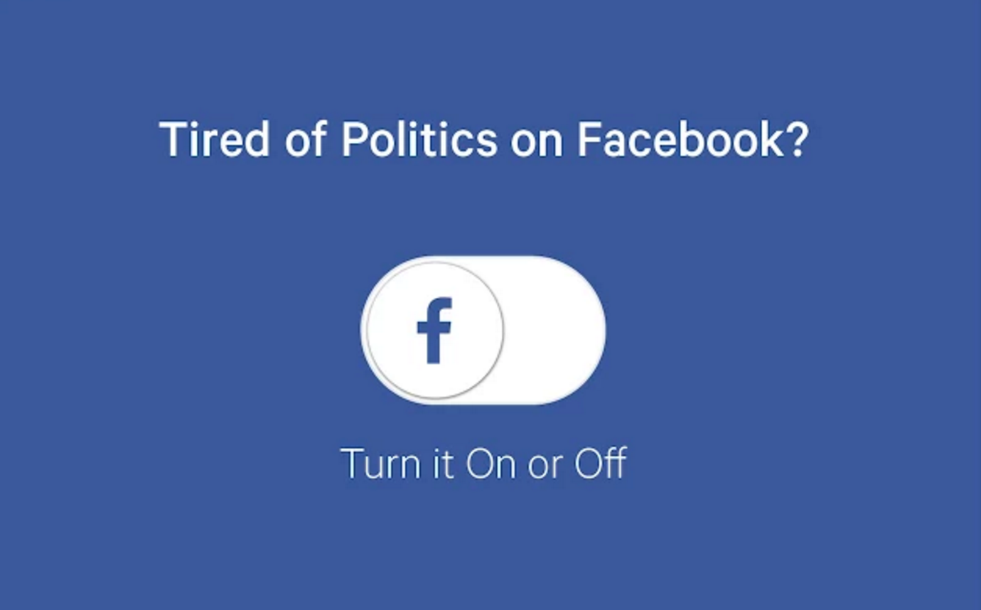 Facebook Politics Filter Image