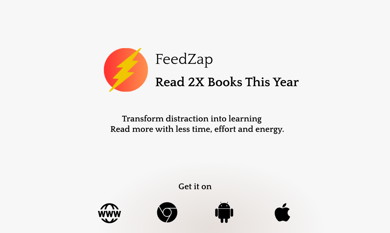 Media FeedZap (beta) - Baca buku 2x tahun ini 2