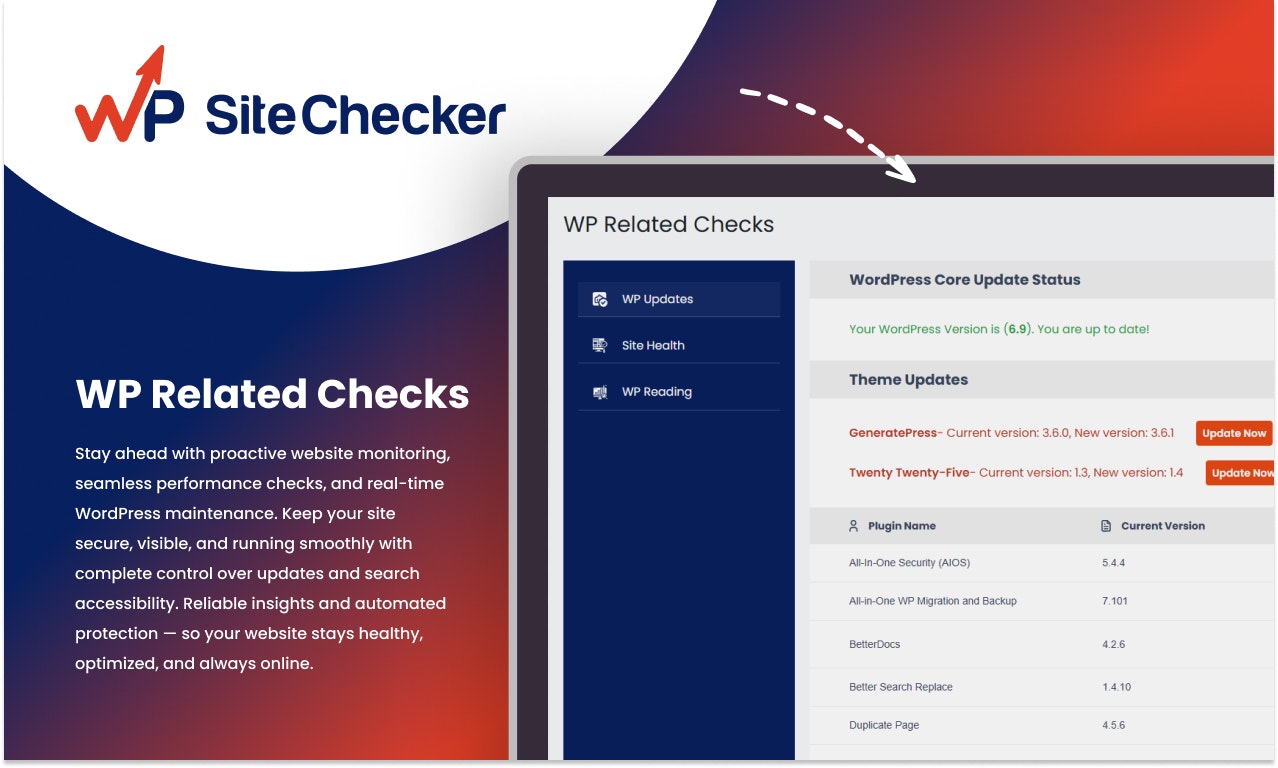 WP Site Checker gallery image